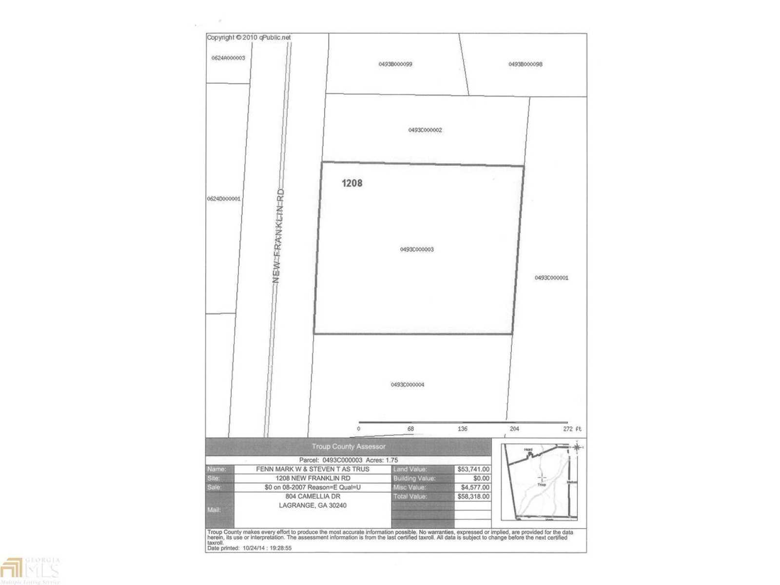 1208 New Franklin Road, LaGrange, Georgia 30240, ,Commercial Sale,For Sale,New Franklin,9137508