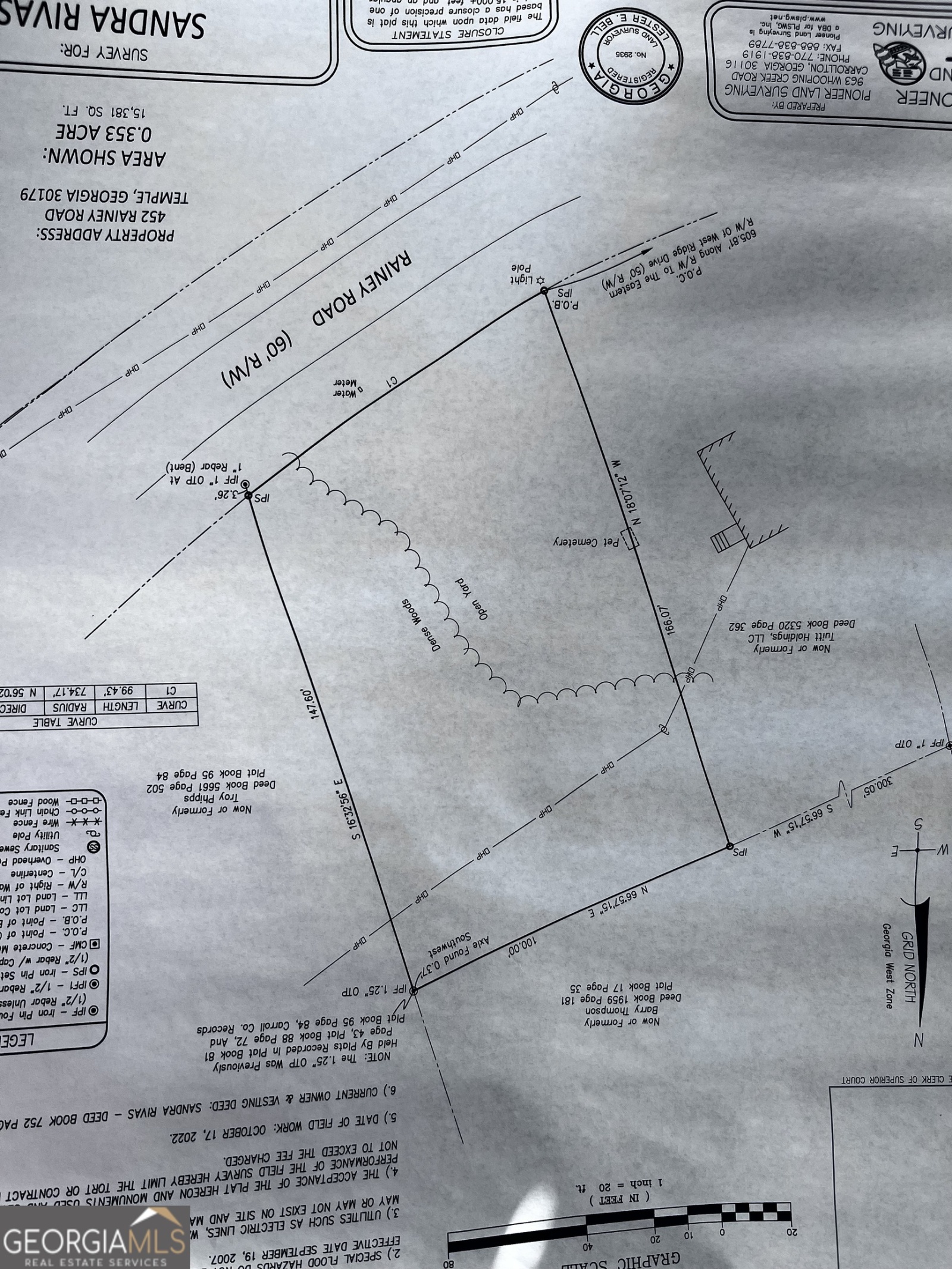 452 Rainey Road, Temple, Georgia 30179, ,Land,For Sale,Rainey,9138355