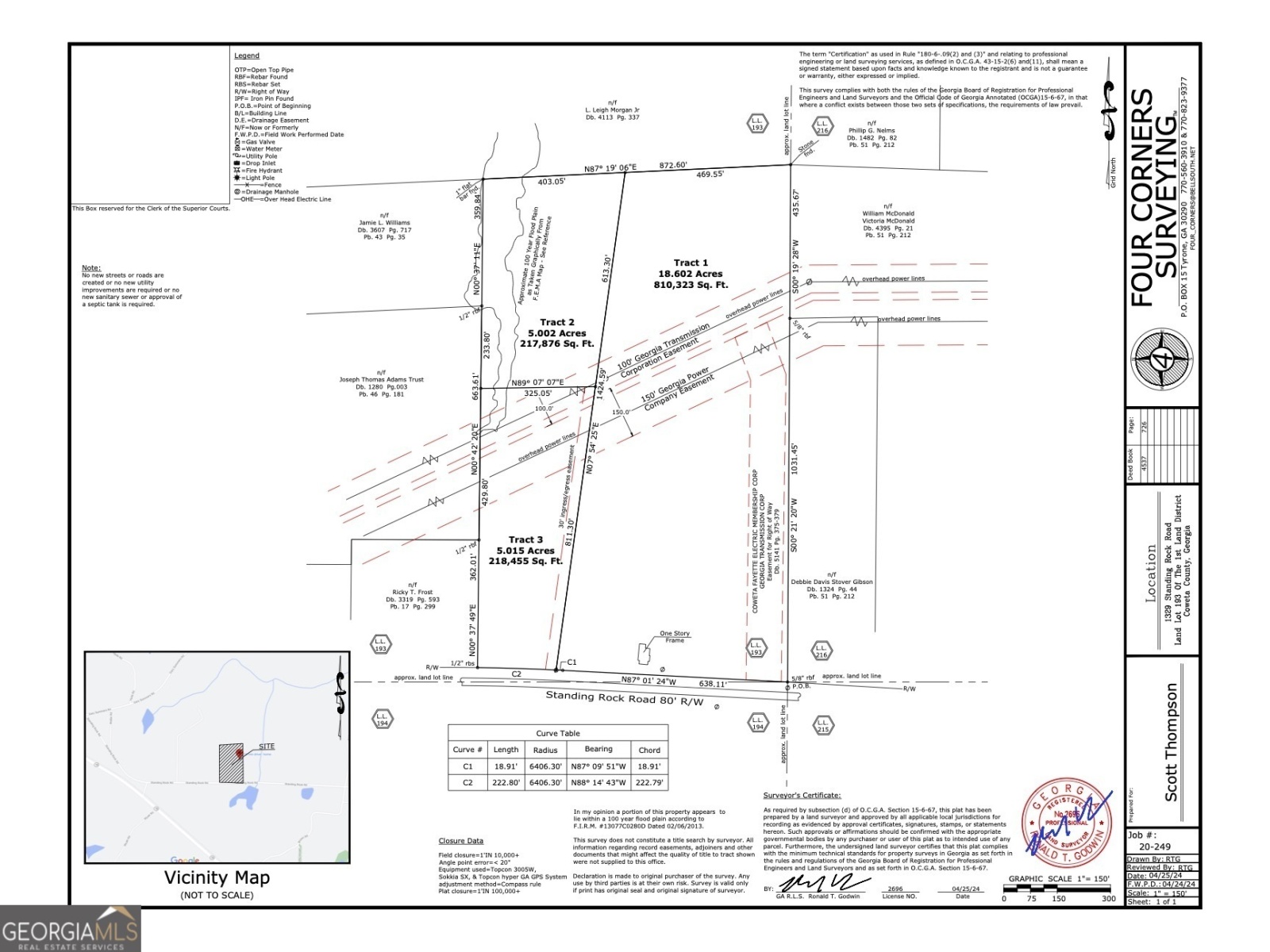 1329 Standing Rock Road, Senoia, Georgia 30276, ,Land,For Sale,Standing Rock,9138366