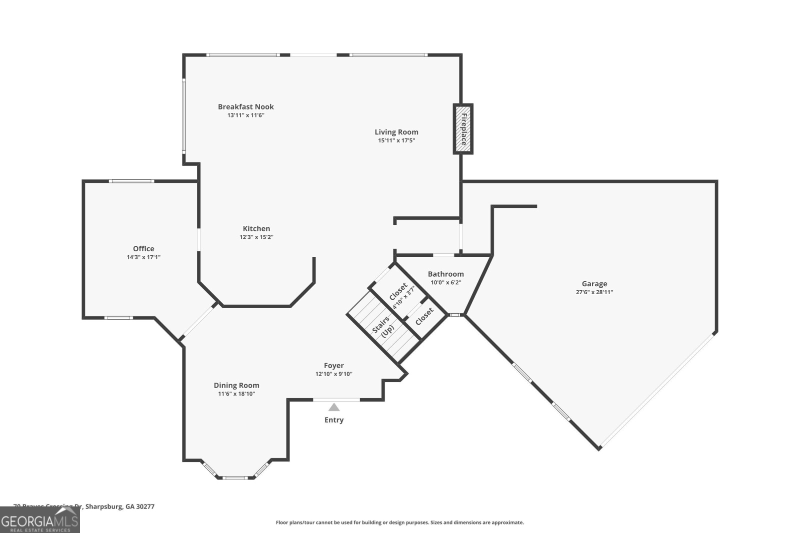 70 Braves Crossing Drive, Sharpsburg, Georgia 30277, 4 Bedrooms Bedrooms, ,3 BathroomsBathrooms,Residential,For Sale,Braves Crossing,9138591