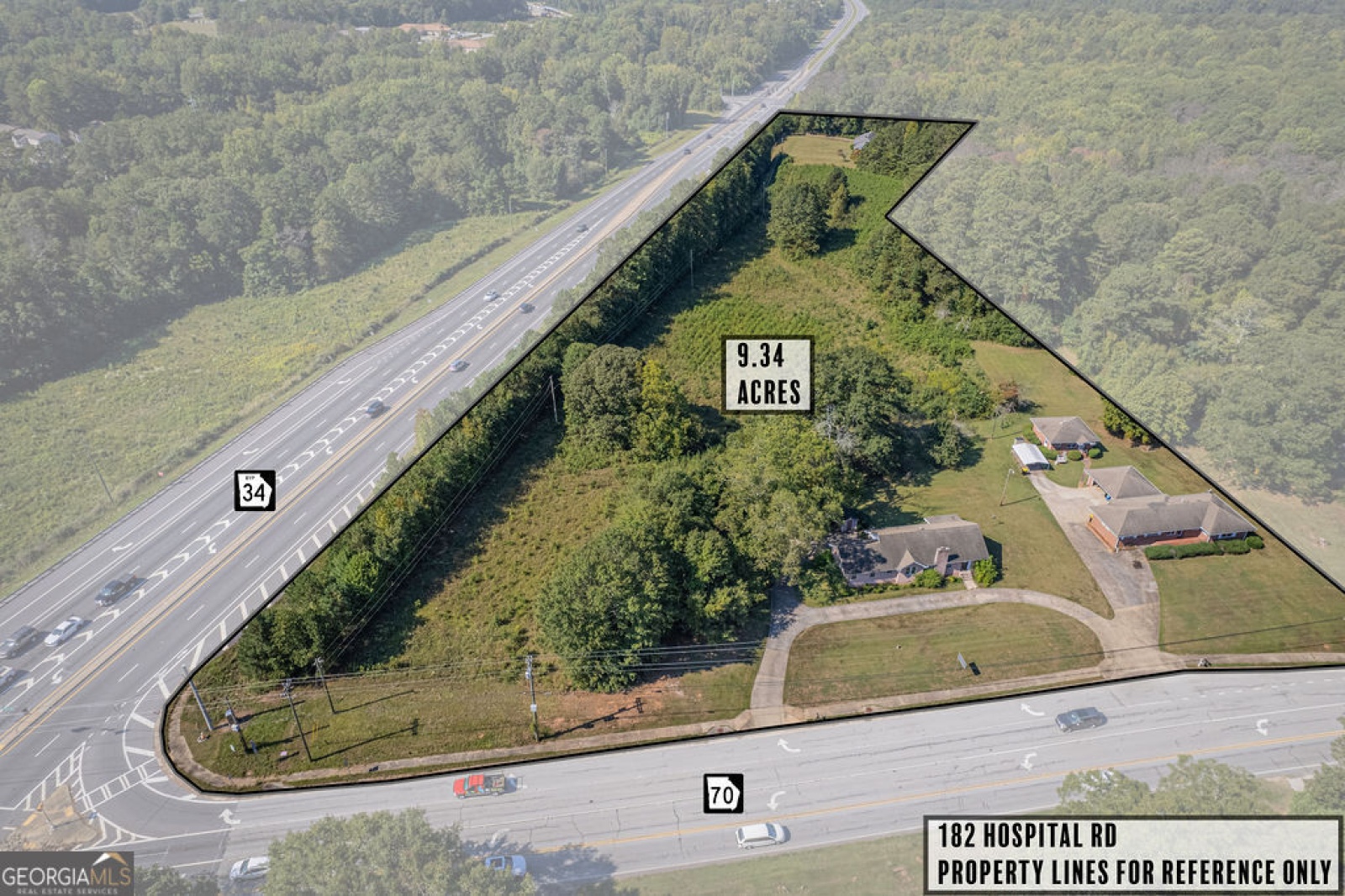 9.2 AC Hwy 34 Bypass @ Hwy 70 (Roscoe Rd), Newnan, Georgia 30263, ,Commercial Sale,For Sale,Hwy 34 Bypass @ Hwy 70 (Roscoe Rd),9138781