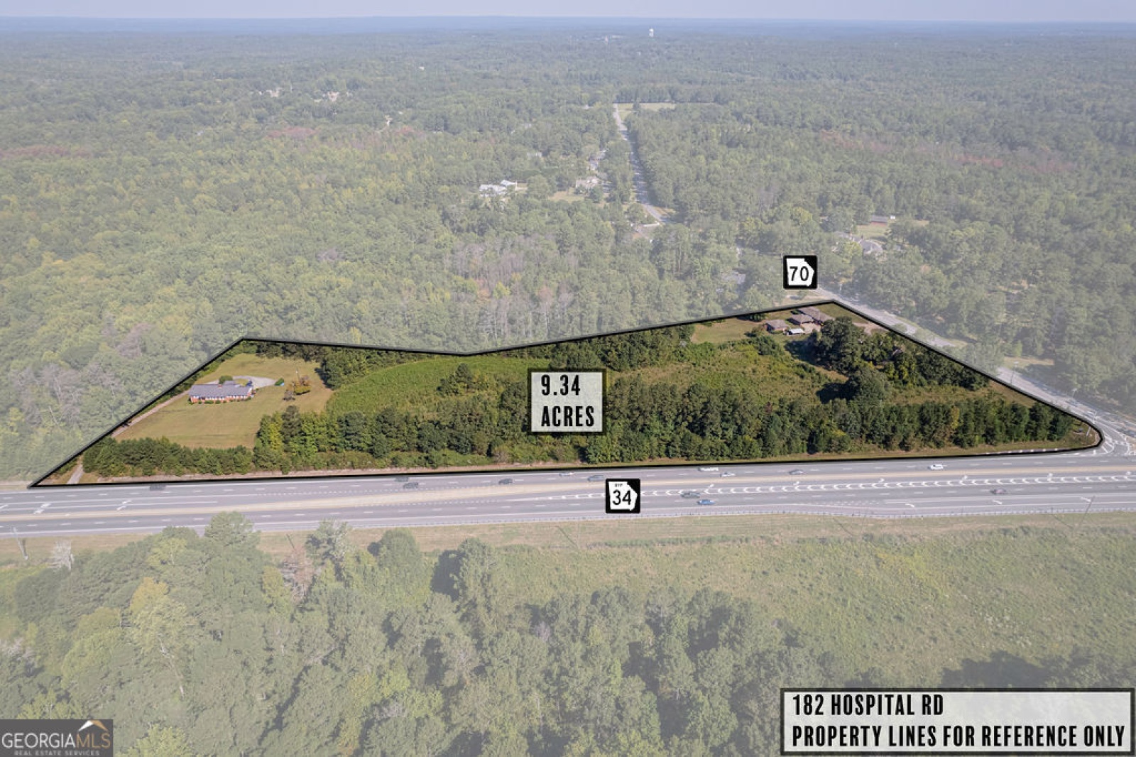 9.2 AC Hwy 34 Bypass @ Hwy 70 (Roscoe Rd), Newnan, Georgia 30263, ,Commercial Sale,For Sale,Hwy 34 Bypass @ Hwy 70 (Roscoe Rd),9138781