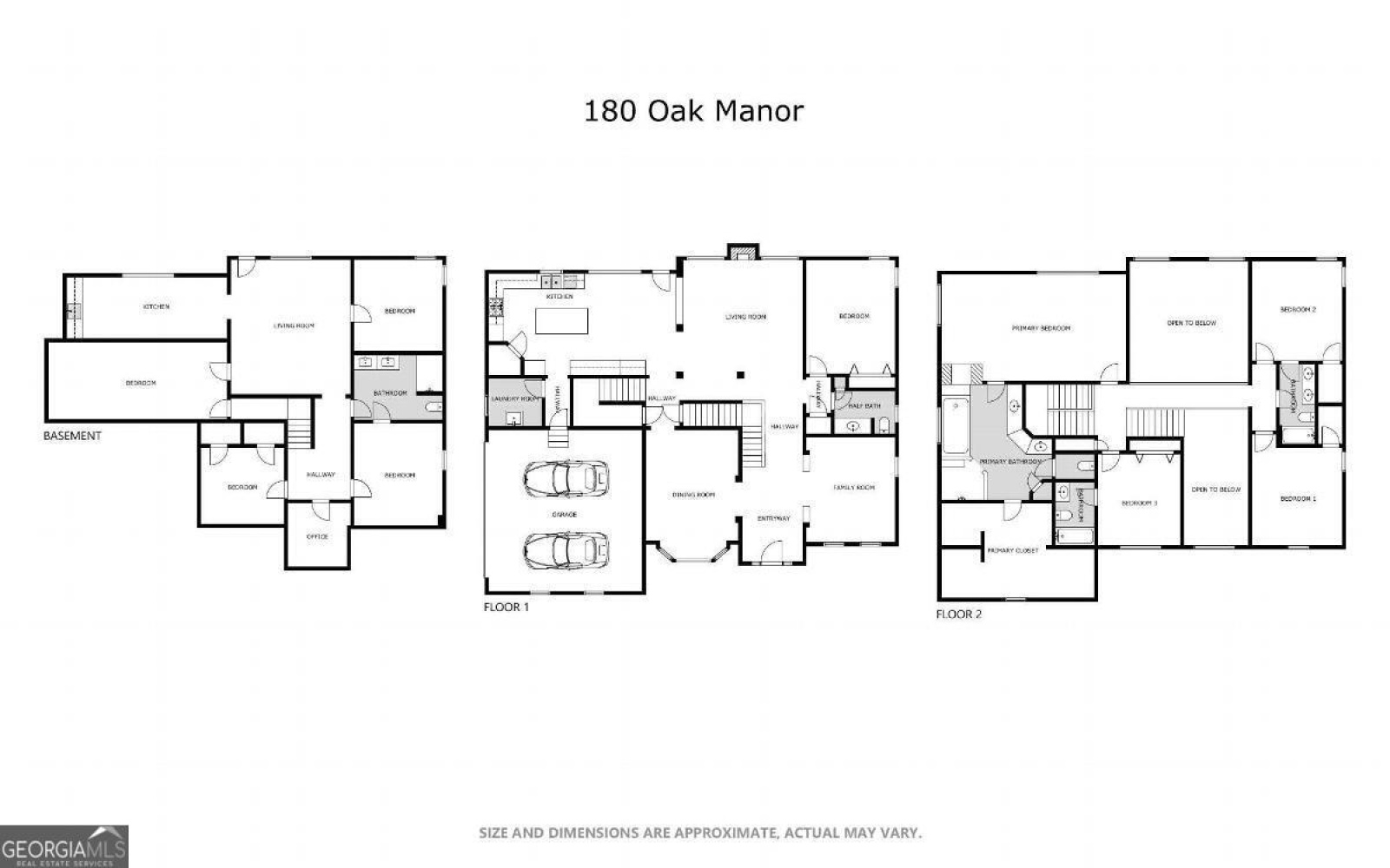 180 Oak Manor, Fayetteville, Georgia 30214, 7 Bedrooms Bedrooms, ,4 BathroomsBathrooms,Residential,For Sale,Oak,9139101