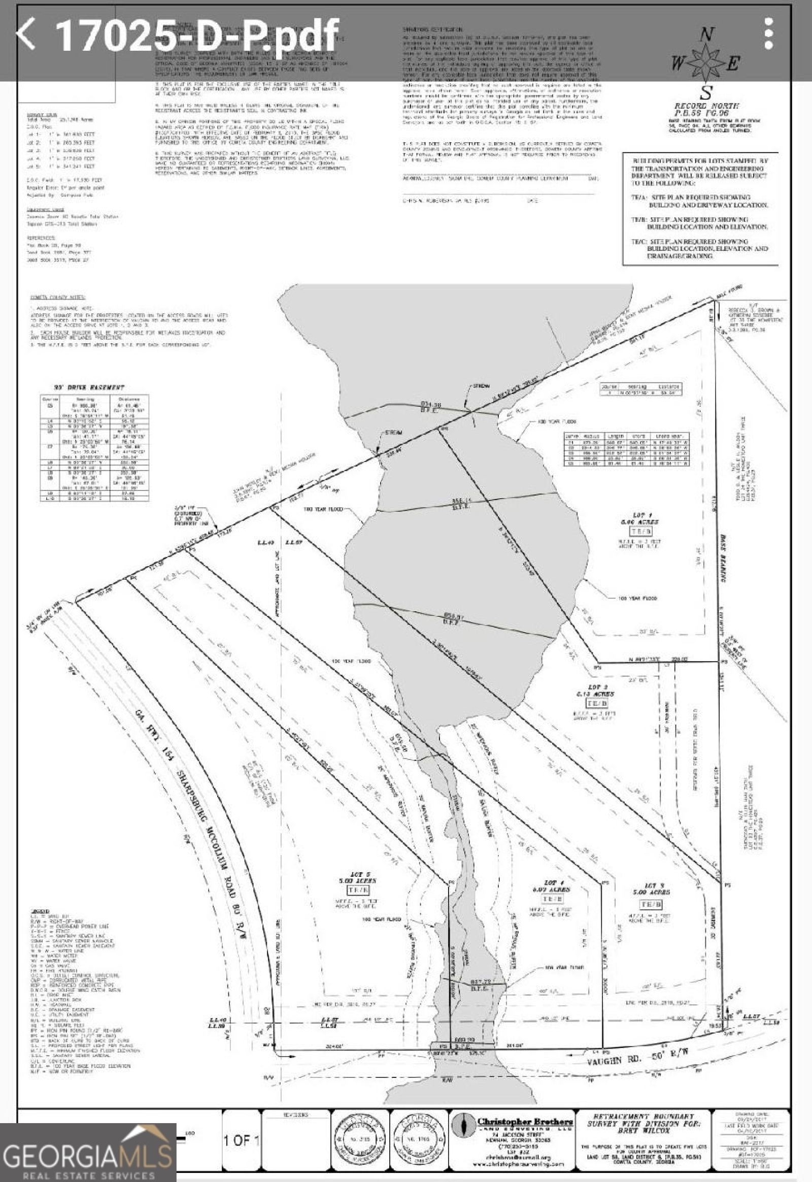 LOT 5 Vaughn Rd, Newnan, Georgia 30265, ,Land,For Sale,Vaughn Rd,9139201