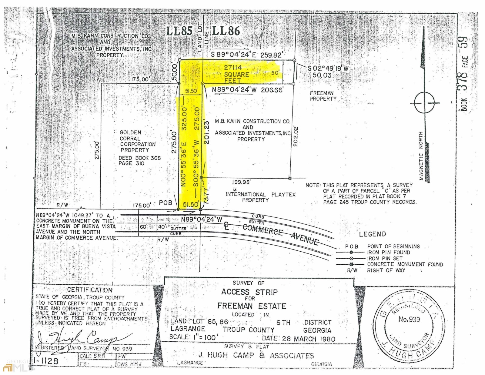 309 Commerce Avenue, LaGrange, Georgia 30241, ,Commercial Sale,For Sale,Commerce,9139546