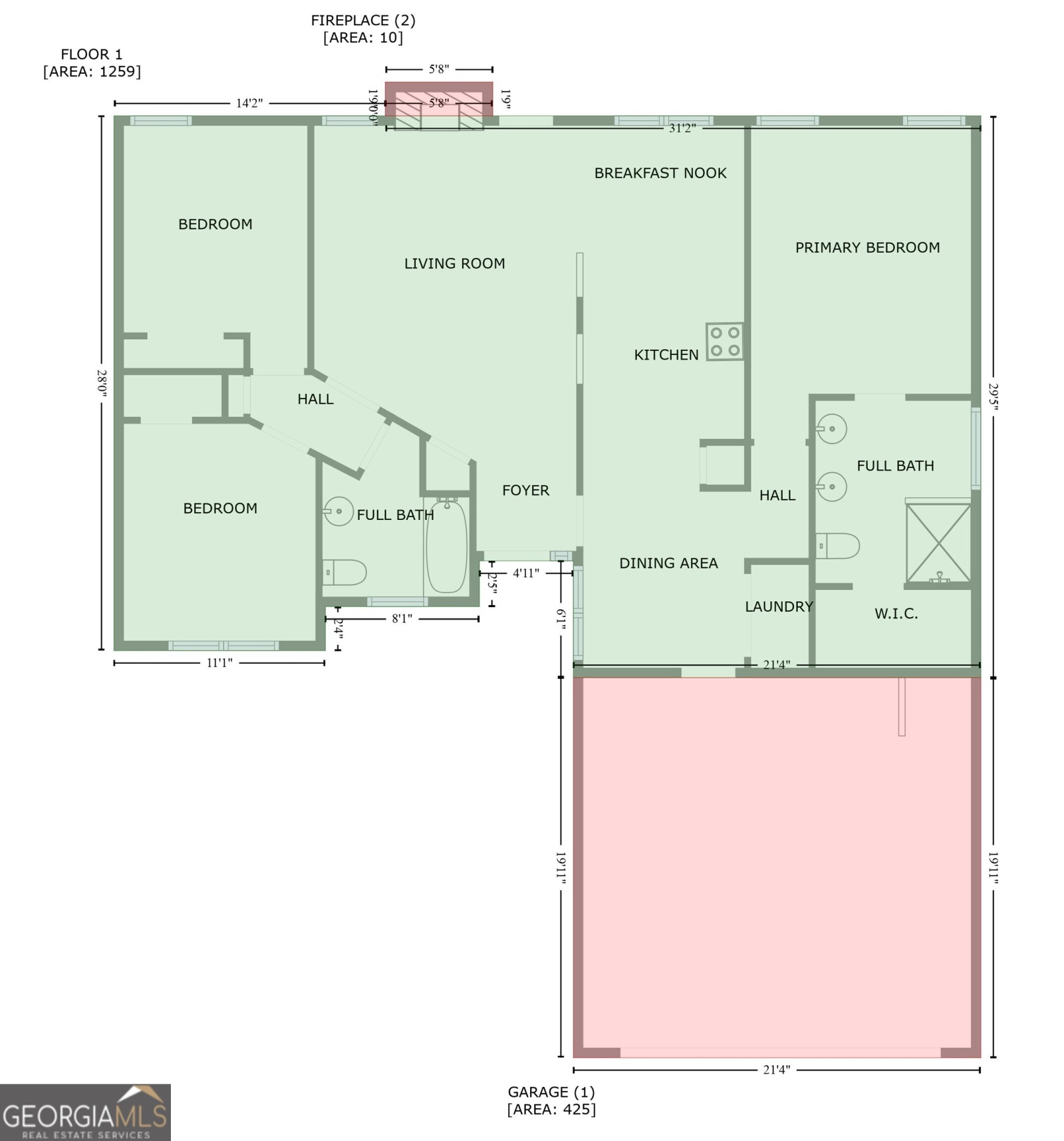 431 Rock Creek Drive, Peachtree City, Georgia 30269, 3 Bedrooms Bedrooms, ,2 BathroomsBathrooms,Residential,For Sale,Rock Creek,9139782